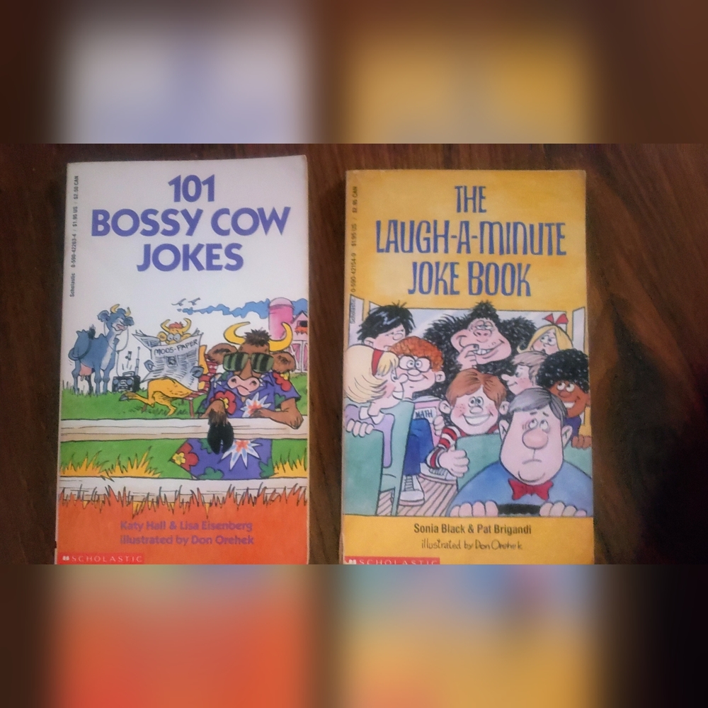 Vintage 1980s Children's Joke Books